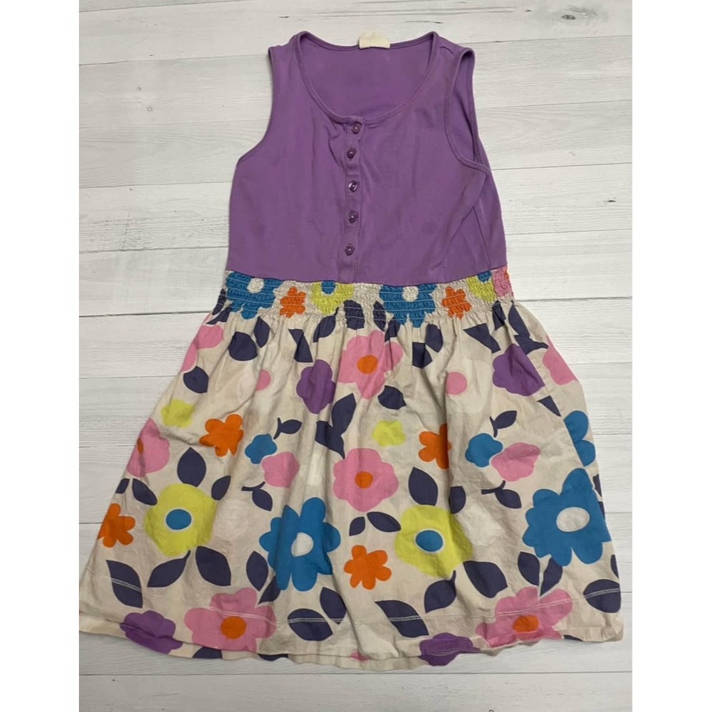 Girls mini Boden floral tank dress **play condition***
Size 11/12